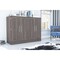 Bestar Pur 61W Full Cabinet Bed with Mattress, Bark Grey 126193-000047 - alternate 8